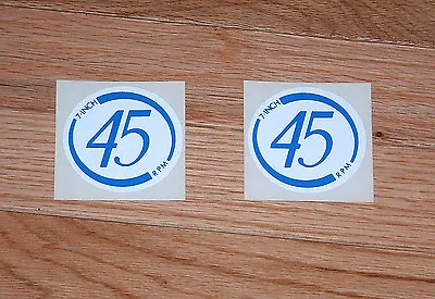 Seeburg  7  Inch 45 RPM Mech Decal Blue And White • $9.75