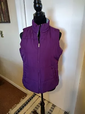 Made For Life Violet/ Purple  Nylon  Vest Women's Medium  Exc. Cond. • $25