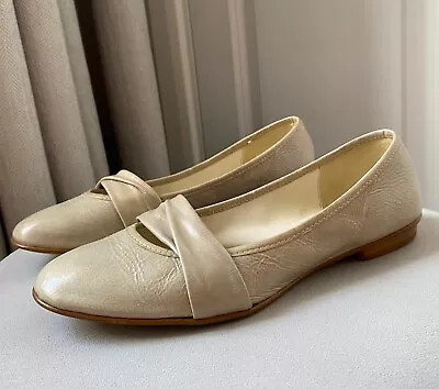 Edina Ronay  Leather Ballerina Pump Shoes Flats Size UK 5 EU 38 Fits 4/4.5 • £9