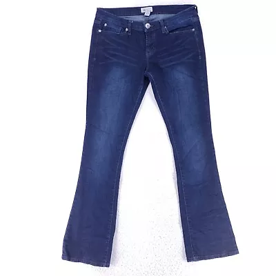 Mudd Jeans Denim Cotton Womens SZ 11 Blue Straight Stretch VTG Mid Rise Slim 90s • $9.99