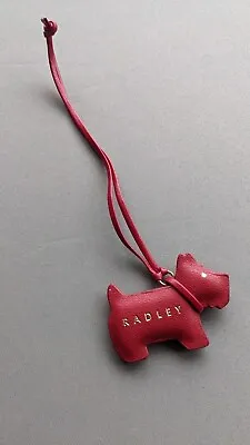 £8.55 • Buy Radley London Leather Dog Bag Charm Key Ring With Lead   🌹 FREE UK P&P For 5