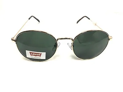 NWT LEVIS Mens Sunglasses 0077402103 Gold/Green • $28