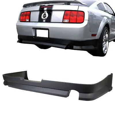 Sports Style Polyurethane Pu Rear Bumper Lip Spoiler For 05-09 Ford Mustang V8 • $849