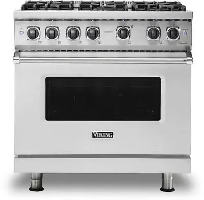 Viking 5 Series VGR5366BSS 36  Pro-Style Natural Gas Range 2017 Model Images • $4399