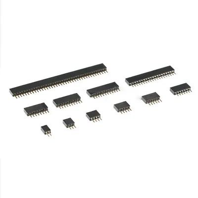 £1.19 • Buy 1.27mm Pitch 2 - 50 Pins PCB Female Header Pin Socket Straight Single Row Strip 