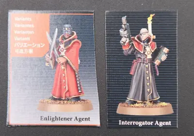 Warhammer 40k Inquisition Enlightener OR Interrogator Agent  NEW On SPRUE • $12.95