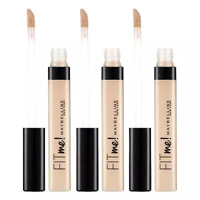 Maybelline Fit Me! Matte & Poreless Full Coverage Concealer 6.8ml 15 Fair 3pk • £19.49