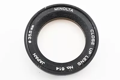 【MINT】Minolta 35.5mm Close Up Lens No 614 For F Spot Light Meter From Japan • $19.99