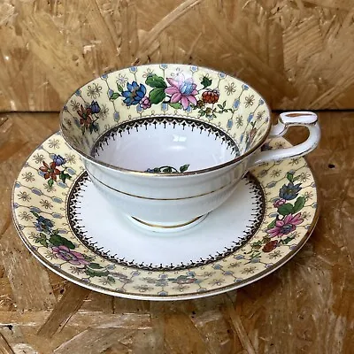 Vintage Allertons Old English China Floral Tea Cup And Saucer • £9.99