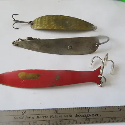 Fishing  Lure Miller #7 Spoon And Herte's Mooselake 4  And Quick Strick  3¼ • $4.99