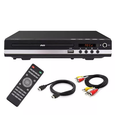 1080p DVD Player All Region Free DVD CD USB Player With HD+RCA Output US • $28.99