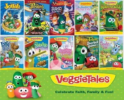 Veggie Tales Ultimate Classics 10 Movie DVD Collection - Free Shipping New!! • $39.99