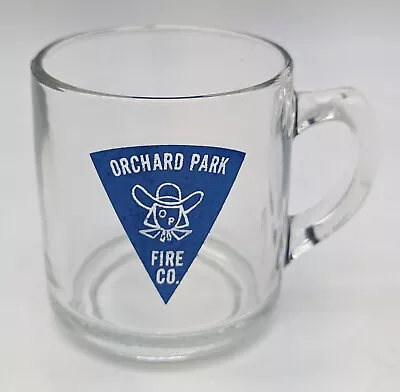 Vintage Orchard Park NY Fire Co Department Glass Coffee Mug • $19.99