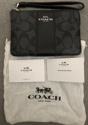 £39.99 • Buy Coach Purse Black Logo New