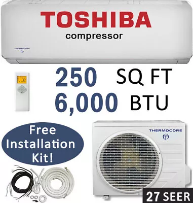 6000 BTU 27 SEER Inverter Ductless Mini Split Air Conditioner Heat Pump220v • $1097.45