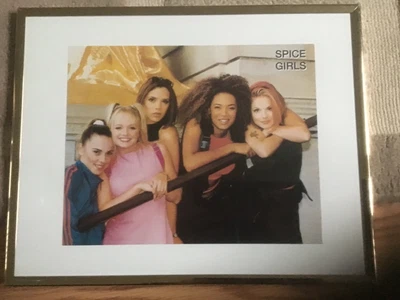 £4 • Buy Framed Glass Vintage Spice Girls Picture Roughly 35.56cm X 27.94cm