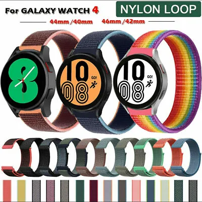 $9.99 • Buy Nylon Loop Band Strap For Samsung Galaxy Watch 5 4 40 44mm Classic 42 46mm/5 Pro