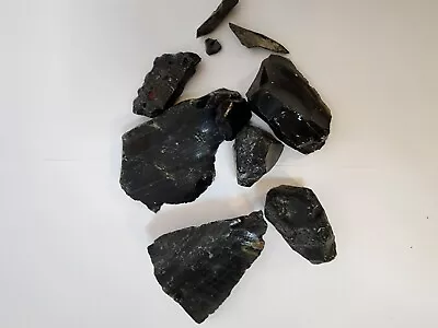 Black Obsidian Chunks By The Ounce • $2