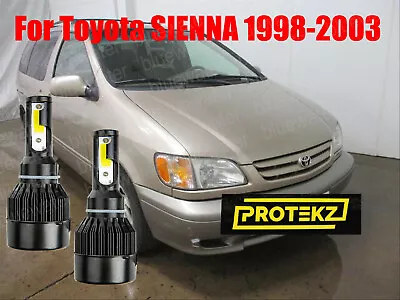 LED SIENNA 1998-2003 Headlight Kit H4/9003 6000K White CREE Bulbs Hi/Low Beam • $25.96