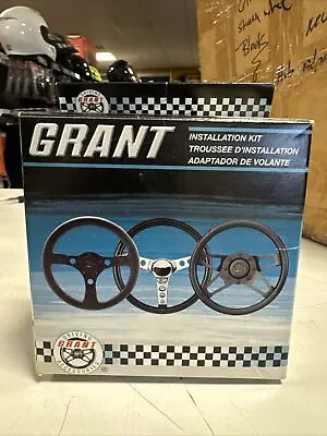 Steering Wheel Installation Kit 3-Bolt Mount Matte Black Alum. AMC GM Mopar Kit • $44.99
