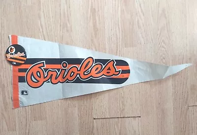 Vintage Orioles MLB Pennant With Attached Button Pin • $20