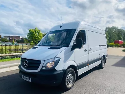 Mercedes Sprinter 2018 Bluetec 314 Mwb High Roof A/c Panel Van Euro 6 - No Vat • £13295