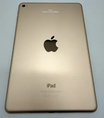 Apple IPad Mini 4th Gen 7.9  128GB A1538 WIFI MK9W2LL/A Tablet GOLD White • $99