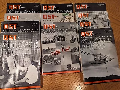 QST Magazines Year - 1965 (missing May Issue) • $12.99