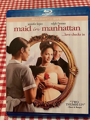 Maid In Manhattan Movie Blu-ray Jennifer Lopez Ralph Fiennes • $8.69