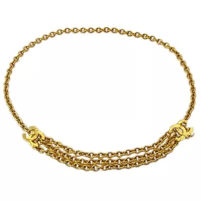 Chanel CC Gold Chain Belt Small Good 684 161523 • £1720.34