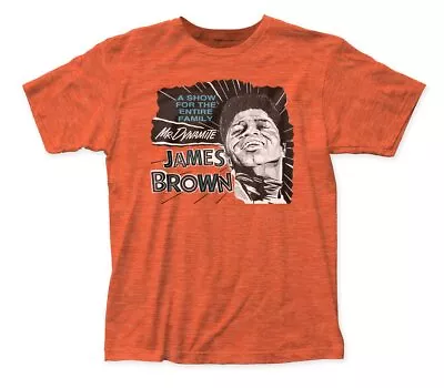 JAMES BROWN Orange Mr. Dynamite NEW Music Band Concert Tour T-Shirt XL • $12.75