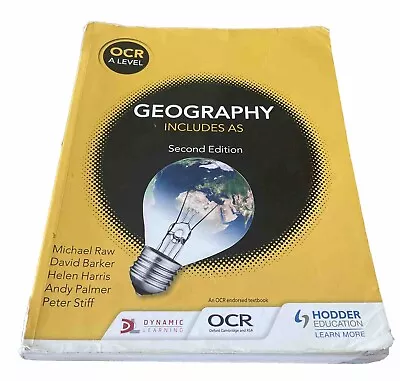 OCR A Level Geography Second Edition By Peter Stiff Helen Harris Michael Raw • £25