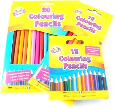 Children's Colouring Pencils Set Kids Coloured Pencils Set Coloured Crayons Set • £2.95