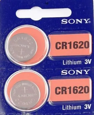 CR 1620 MURATA / SONY LITHIUM BATTERIES (2 Piece) 3V Watch Authorized US Seller  • $2.69