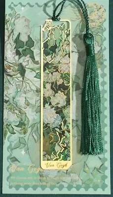 Metal Van Gogh Bookmark Roses • $6.75