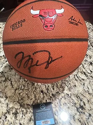 NBA Bulls Michael  Air  Jordan With COA Signed Auto Wilson Basketball • $700