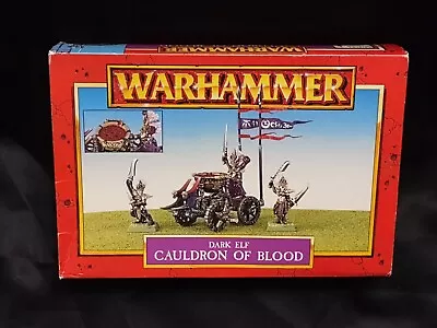 Warhammer Dark Elf Cauldron Of Blood NIB Metal OOP Games Workshop Citadel Elves • $74.99