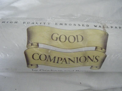 £49 • Buy C4 Wallpaper Good Companions X4 Rolls VINTAGE W23