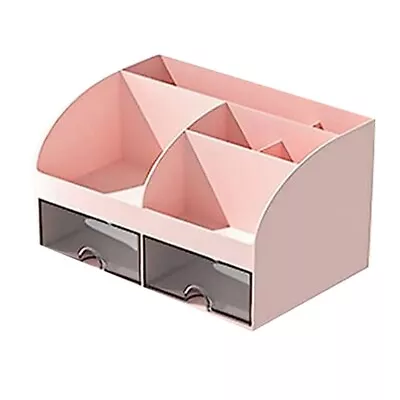 Desk Organiser-Office Organiser With 6 Compartments And 2 Small Drawers6105 • $28.59