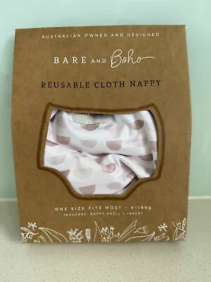 BRAND NEW IN BOX Bare And Boho Reusable Cloth Nappy • $18