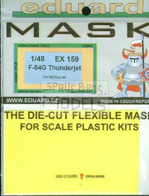 EDUEX159 1:48 Eduard Mask - F-84G Thunderjet (REV Kit) #EX159 • $11.04