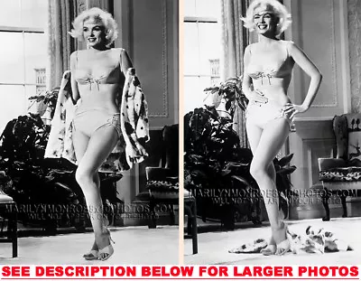 MARILYN MONROE SOMETHINGS GOT TO GIVE 2xRARE5X7 PHOTOS • $11.98