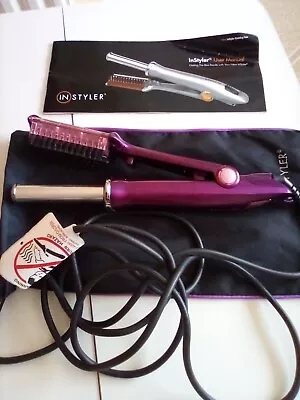 InStyler Rotating Iron Ionic Ceramic Mauve With Comb & Bag • £19.99