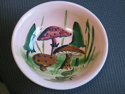 Martin Boyd Dish With Mushroom Design. • $45