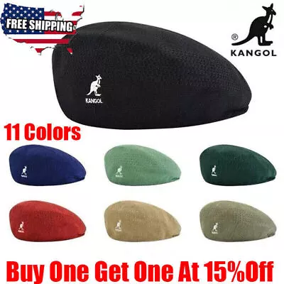 Kangol Breathable Beret Hat Summer Newsboy Woven  Flat Caps Casual Men Women • $7.99