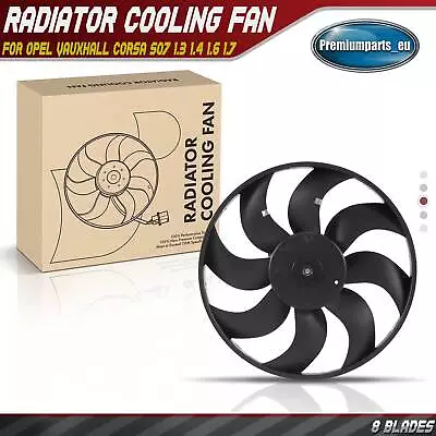 Radiator Cooling Fan For Opel Vauxhall Corsa D S07 1.3 1.4 1.6 1.7 1341399 New • £54.99