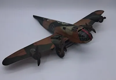 Vintage 1950's Marx Tin Litho Windup US Army Bomber Airplane • $45