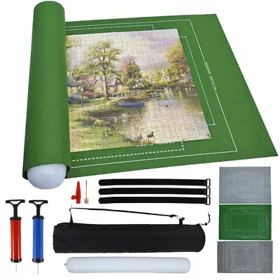 3000PCS Puzzle Jigsaw Roll Mat Puzzle Storage Saver Pad Toy With Inflator Tool ⁹ • $21.80