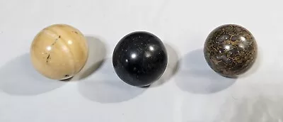 3 Replacement Bombay Company 1994 Solitaire Polished Authentic Marbles (01) • $28