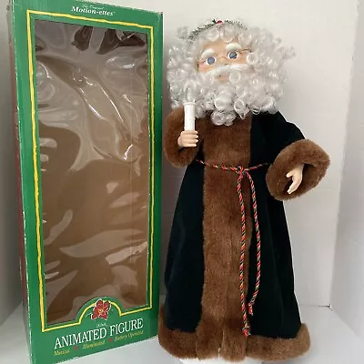 Vtg 1996 Telco Original Motion-ettes Christmas 18  Santa Claus Animated Figure • $34.17